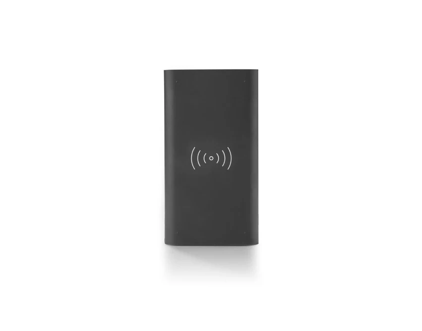 DOUBLE bezprzewodowy powerbank 8000 mAh czarny
