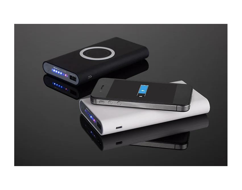 Powerbank z ładowaniem bezprzewodowym DOUBLE 8000 mAh