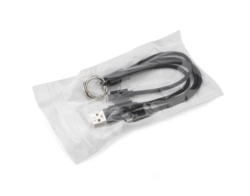 TAUS kabel do ładowania z logo czarny 220 mm