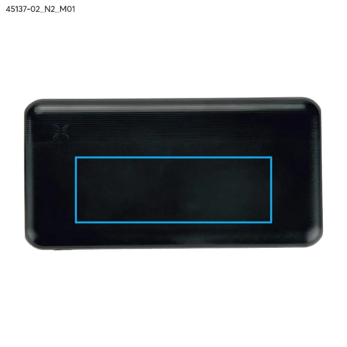 Schemat znakowania dla Tampondruk - N2 na gadżecie: MAGION powerbank z szybkim ładowaniem 10000 mAh czarny