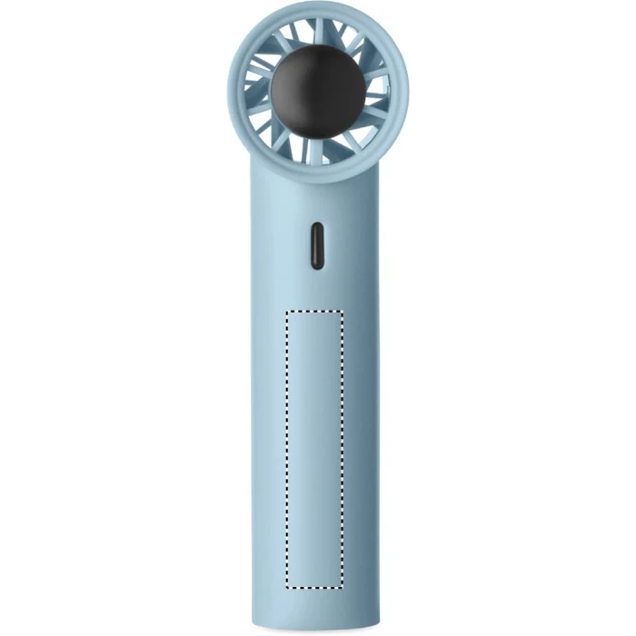 Schemat znakowania dla Tampondruk - P4 na gadżecie: Mini wentylator USB Glaci baby blue z logo firmy 2600mAh