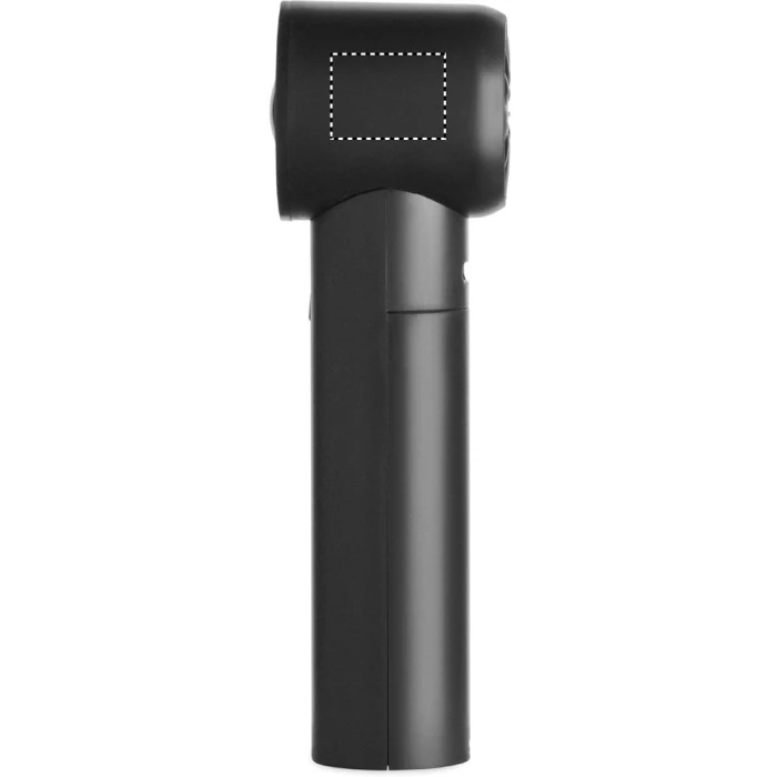 Schemat znakowania dla Tampondruk - P4 na gadżecie: Czarny mini wentylator USB Glaci z logo – 2600 mAh, ABS