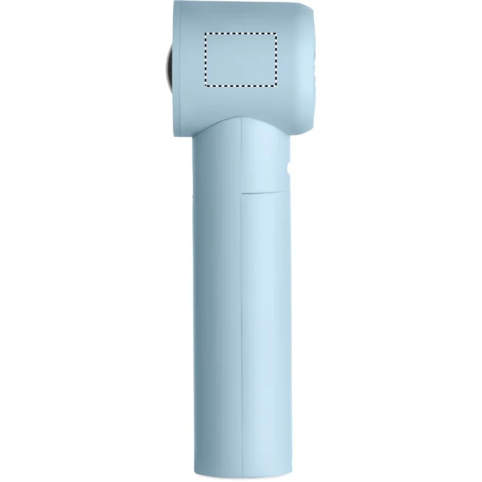 Schemat znakowania dla Etykieta - DL na gadżecie: Mini wentylator USB Glaci baby blue z logo firmy 2600mAh