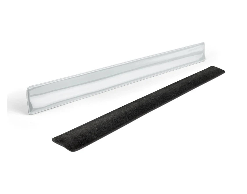 BONDO opaska odblaskowa z logo srebrna 299 mm