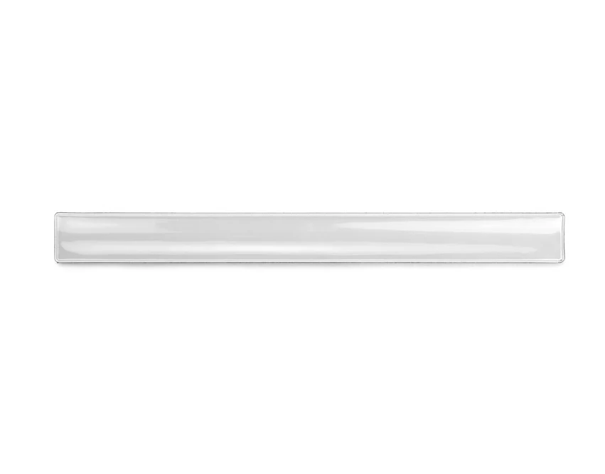 BONDO opaska odblaskowa z logo srebrna 299 mm