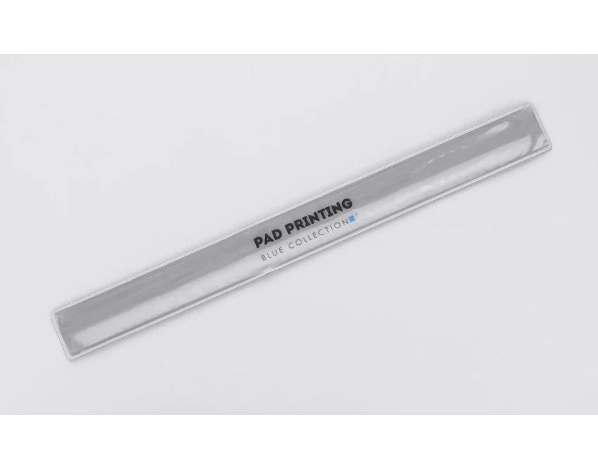 BONDO opaska odblaskowa z logo srebrna 299 mm