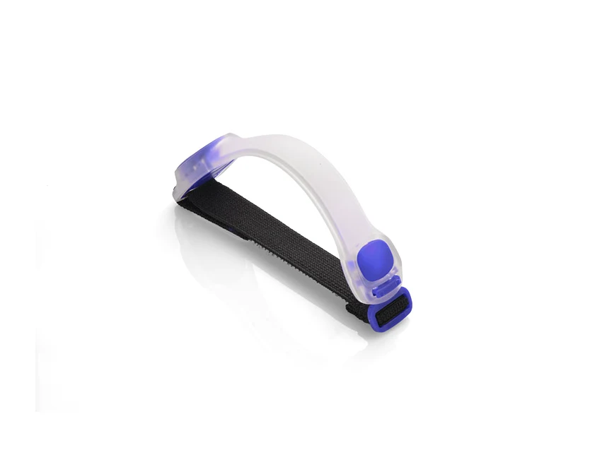 BLINK opaska odblaskowa z logo, niebieska 37×200×13 mm