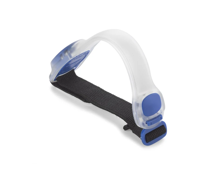 BLINK opaska odblaskowa z logo, niebieska 37×200×13 mm
