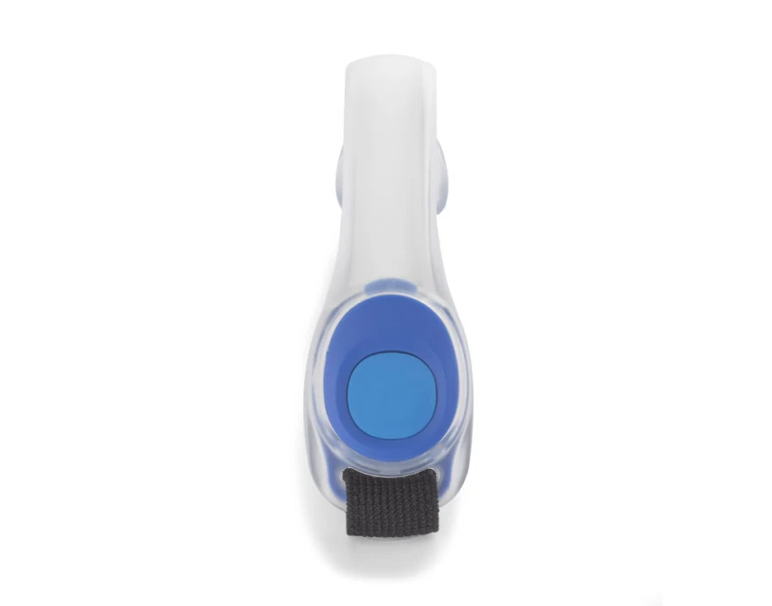 BLINK opaska odblaskowa z logo, niebieska 37×200×13 mm