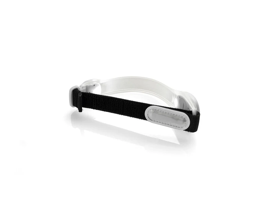 Opaska BLINK odblaskowa biała z nadrukiem 200 mm