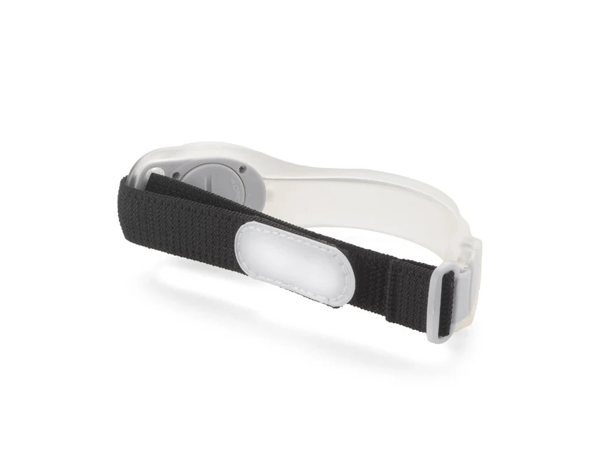 Opaska BLINK odblaskowa biała z nadrukiem 200 mm