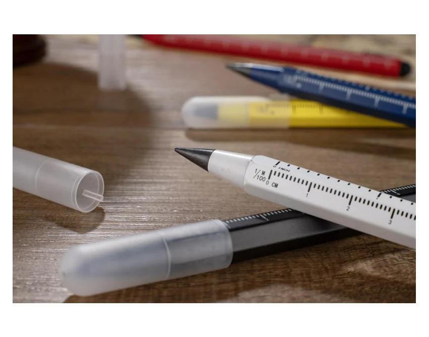 Personalizowany ołówek wieczny DRAWI z miarką 11 cm