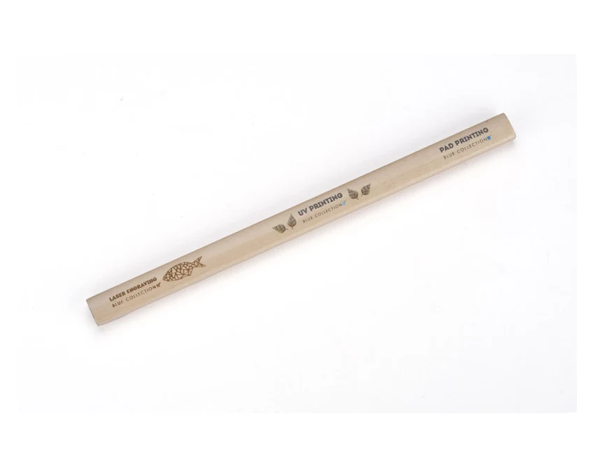 OBO ołówek stolarski z nadrukiem naturalny drewniany