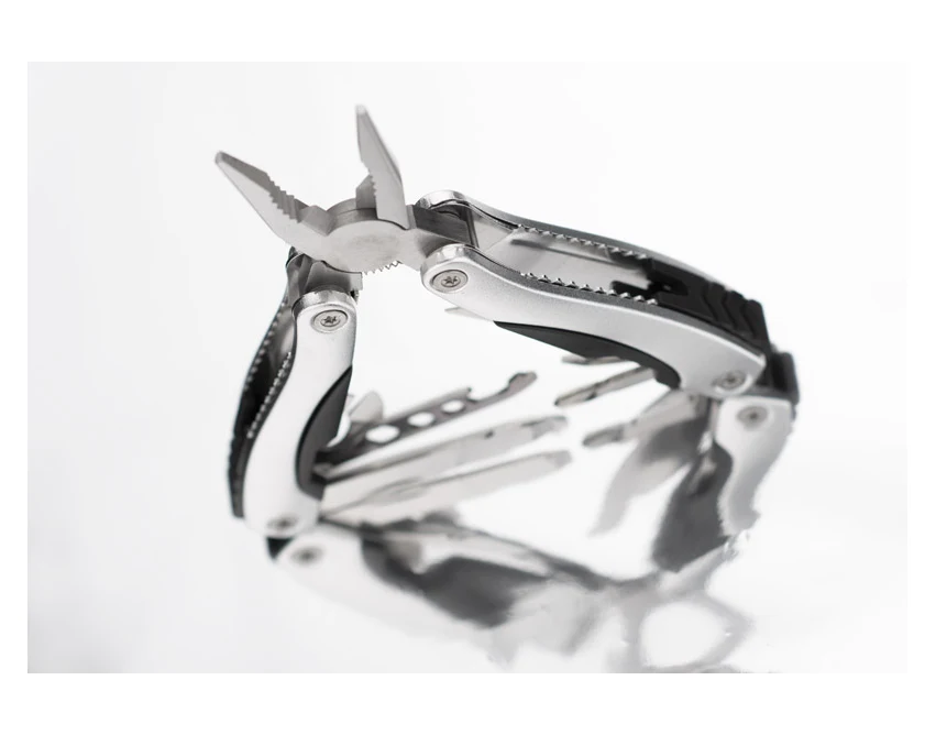 WORK mini zestaw narzędzi z metalu, srebrny