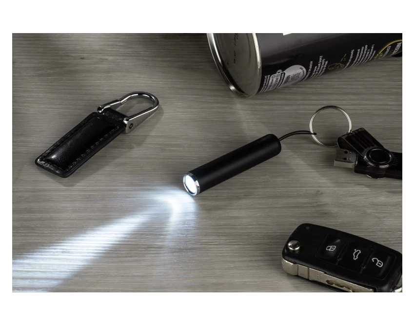 IGNI brelok latarka metalowy z logo LED