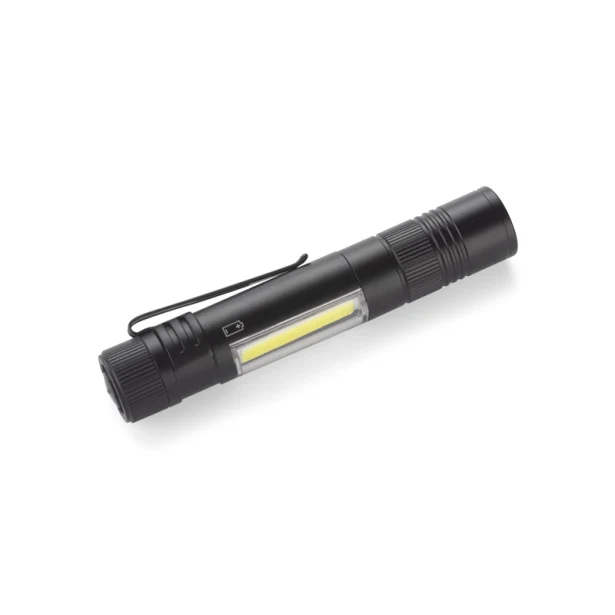 MAESTRO latarka z magnesem COB metalowa 3 w 1