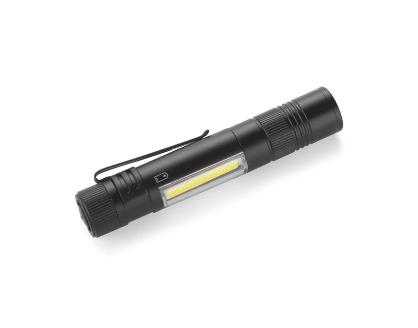 MAESTRO latarka z magnesem COB metalowa 3 w 1