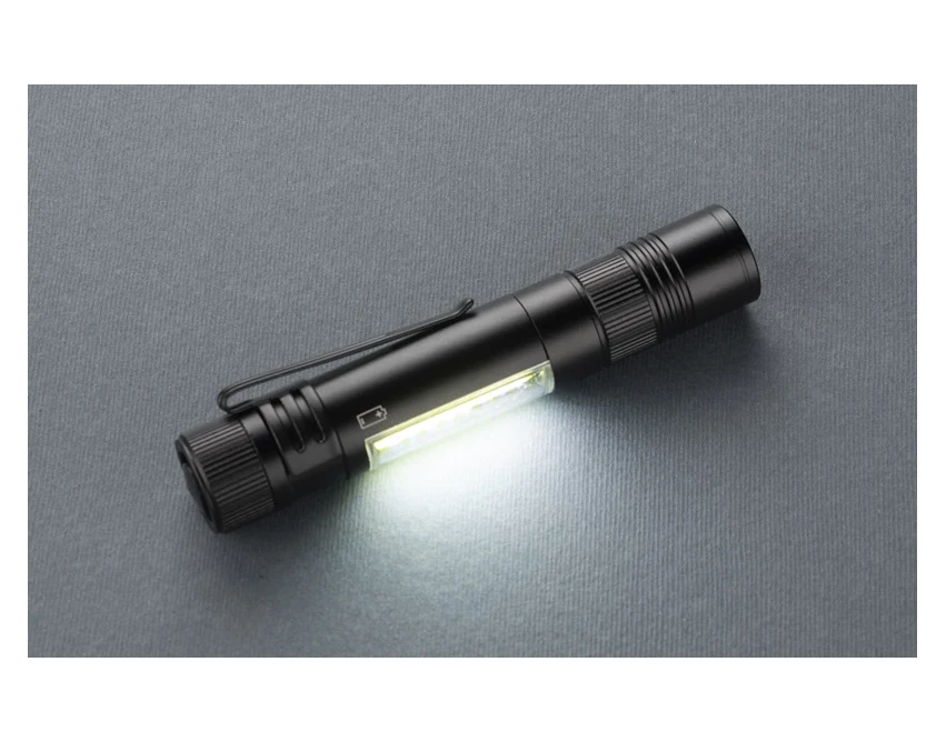 MAESTRO latarka z magnesem COB metalowa 3 w 1