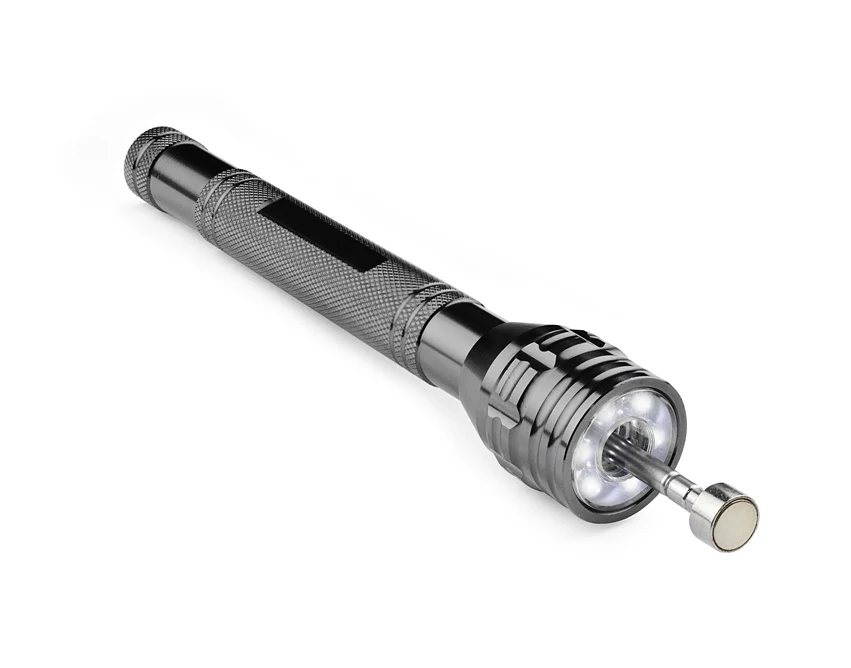 Latarka LED TIRION metalowa z teleskopowym magnesem