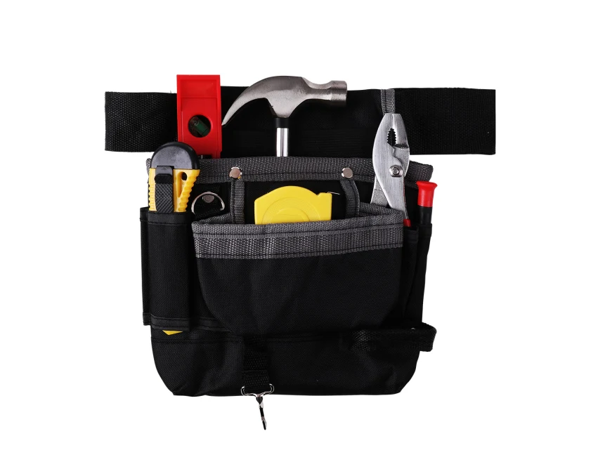 Entooled pas monterski szary z logo 600D poliester