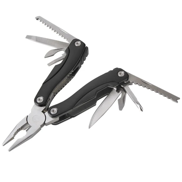 Multitool Feat 9-funkcyjny czarny z grawerem