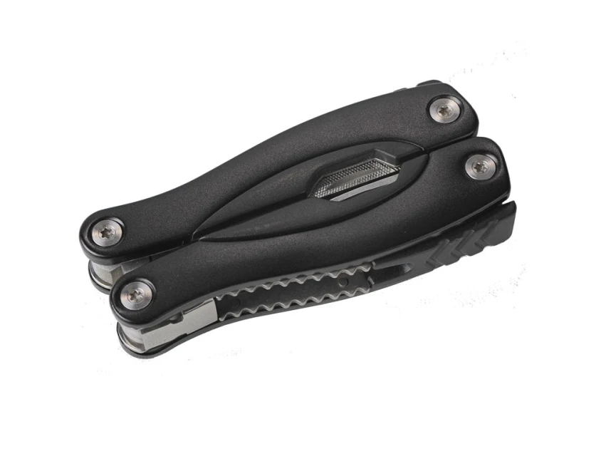 Multitool Feat 9-funkcyjny czarny z grawerem