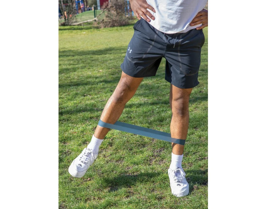 Taśmy oporowe TPE czarne z logo firmy | zestaw 4 szt. + etui – gadżet fitness reklamowy