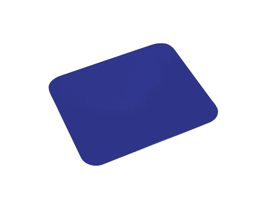 Niebieska podkładka pod mysz z logo, poliester 220x180mm
