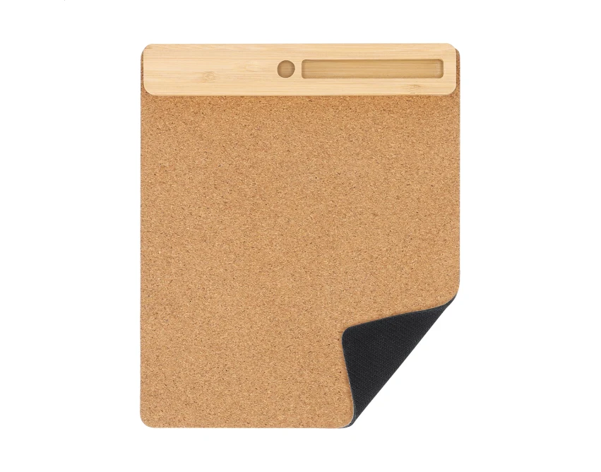 Korkowa podkładka pod mysz z bambusem i hubem USB, eko