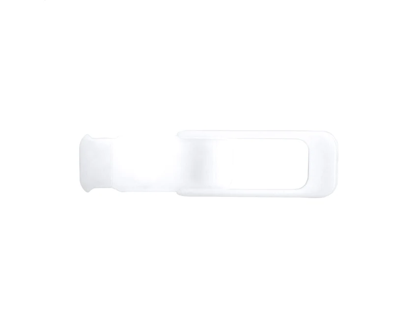 Biała osłona kamery z logo – plastikowa, samoprzylepna