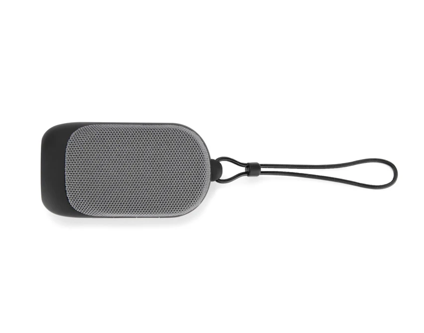 Głośnik CADENA Bluetooth z nadrukiem, szary 70 mm