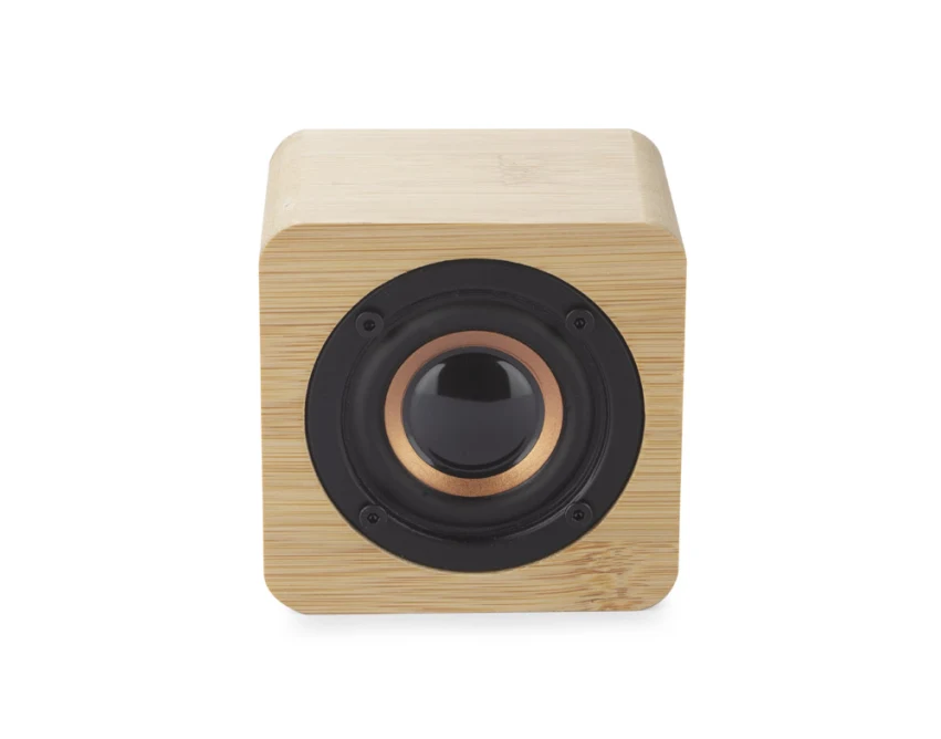 Głośnik bambusowy VINTAGE z logo firmy 3W Bluetooth – ekologiczny prezent biznesowy