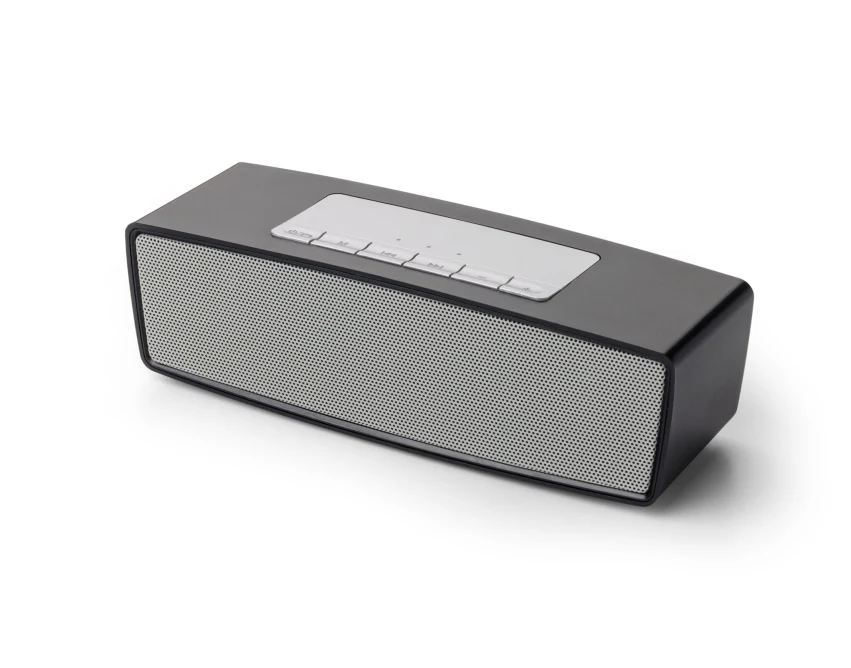 Głośnik firmowy AMBIENT czarny 2x3W z logo – Bluetooth CE