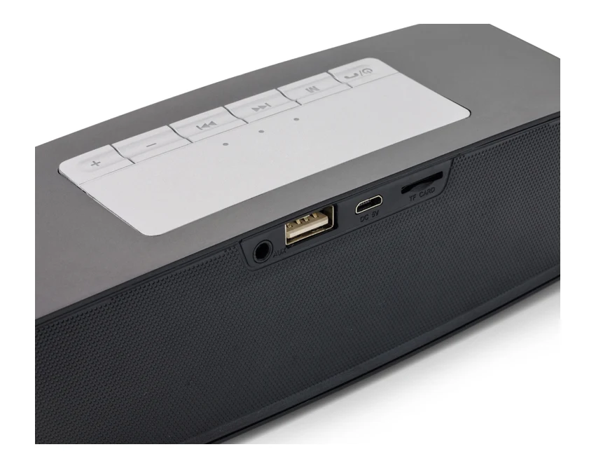 Głośnik firmowy AMBIENT czarny 2x3W z logo – Bluetooth CE