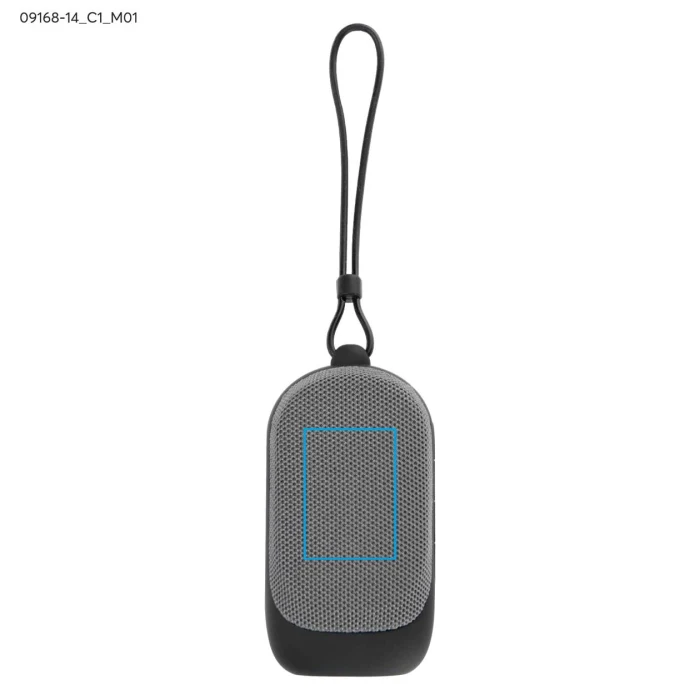 Schemat znakowania dla DTF - C1 na gadżecie: Głośnik CADENA Bluetooth z nadrukiem, szary 70 mm
