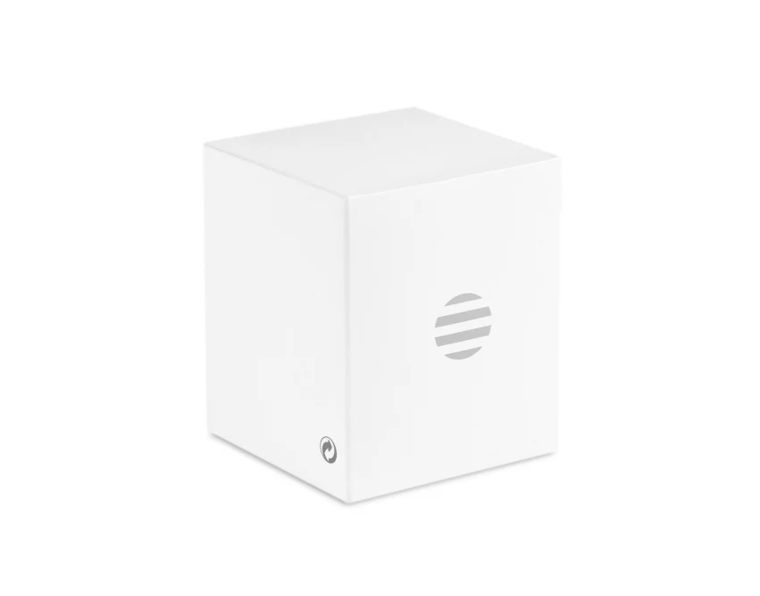 Czarny bambusowy głośnik bluetooth 3W z logo – ekologiczny gadżet reklamowy dla firm