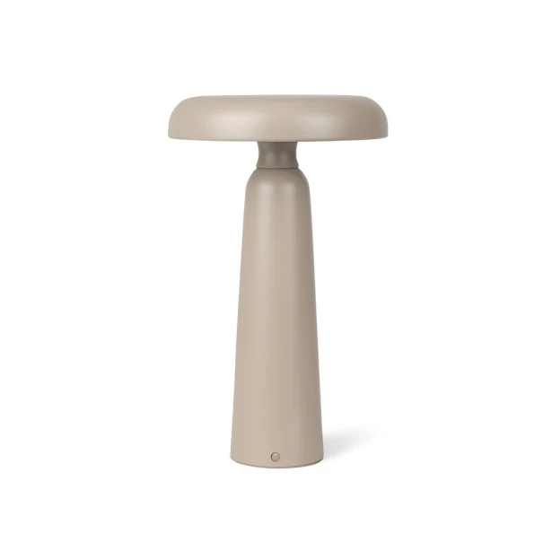 Szara lampka biurkowa LED VINGA Avery z logo, eco 8h