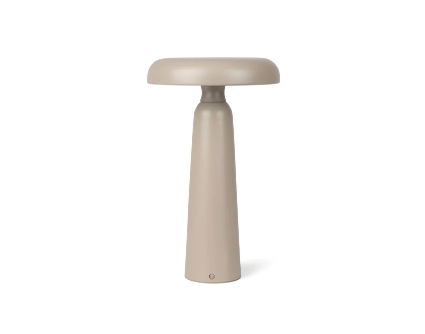 Szara lampka biurkowa LED VINGA Avery z logo, eco 8h