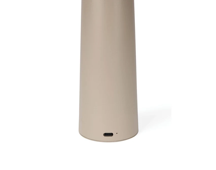 Szara lampka biurkowa LED VINGA Avery z logo, eco 8h