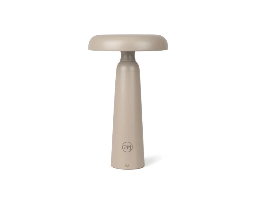 Szara lampka biurkowa LED VINGA Avery z logo, eco 8h