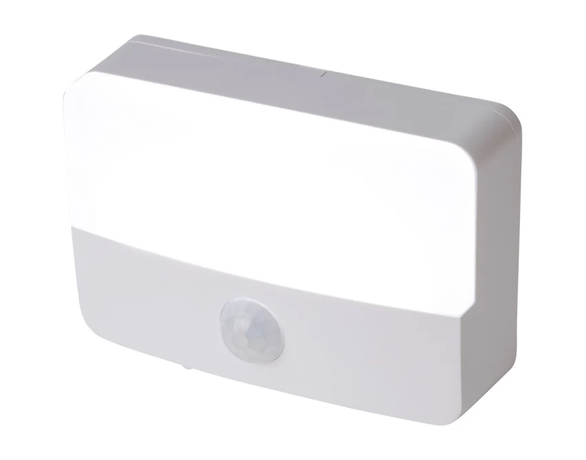 Lampka LED USB-C z czujnikiem ruchu, biały, ABS z recyklingu