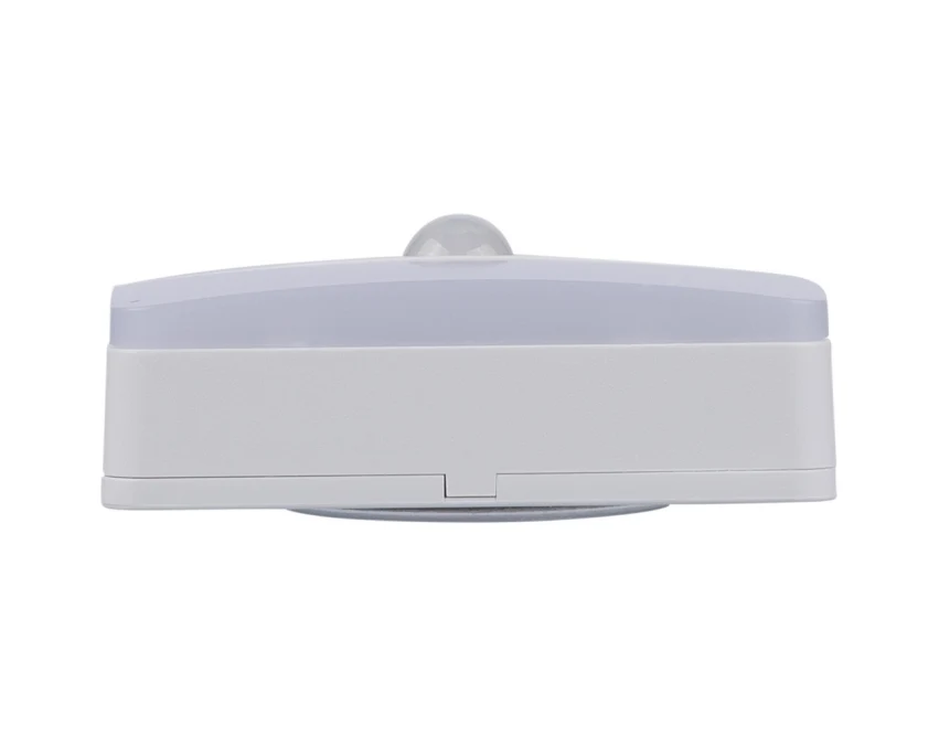 Lampka LED USB-C z czujnikiem ruchu, biały, ABS z recyklingu