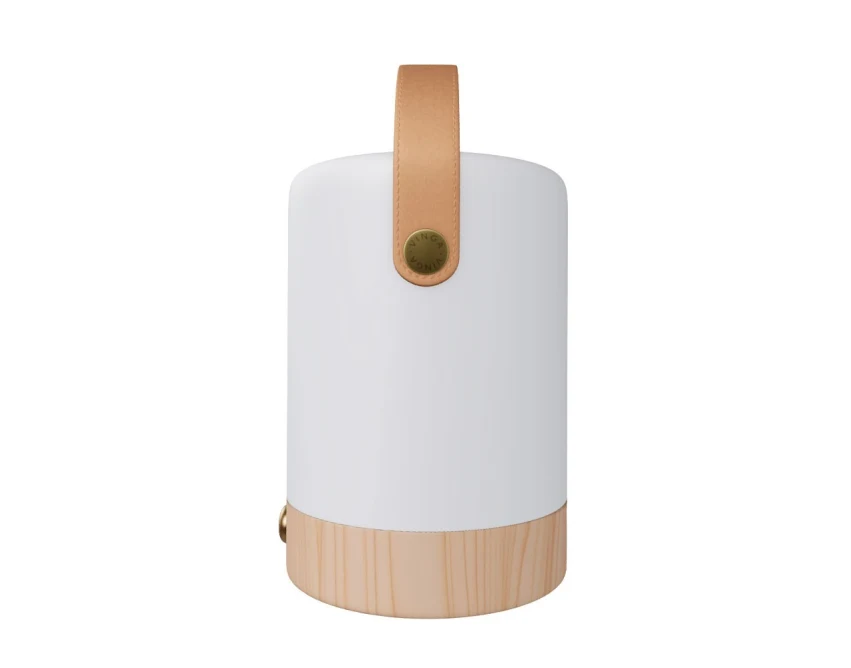 Lampka LED Vinga Narni RABS brązowa z logo na USB