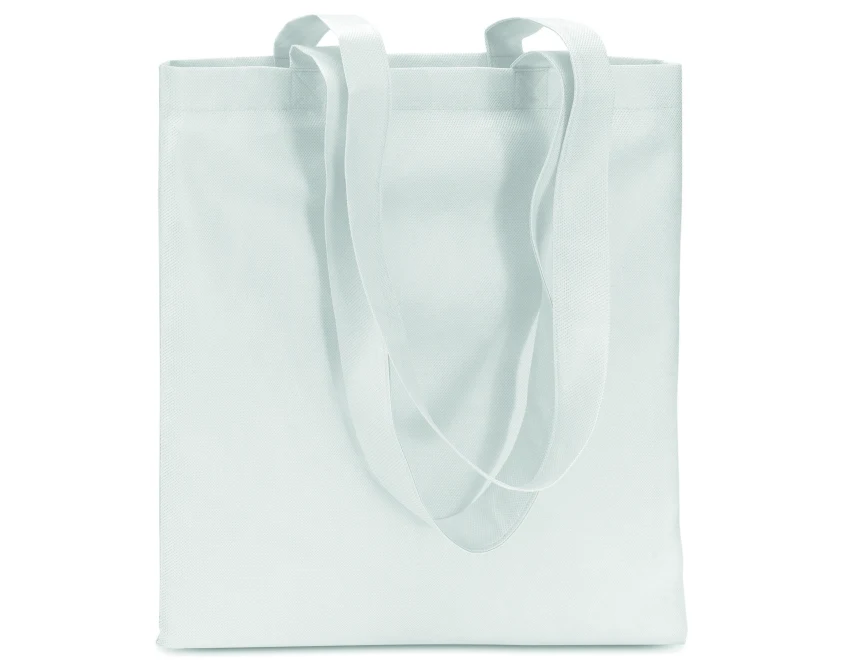 Biała torba non woven 40x40 cm z logo – Totecolor dla firm