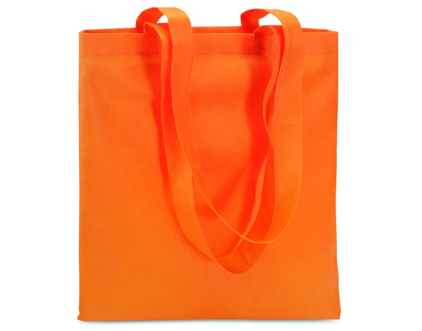 Pomarańczowa torba non woven 80g z logo – Totecolor