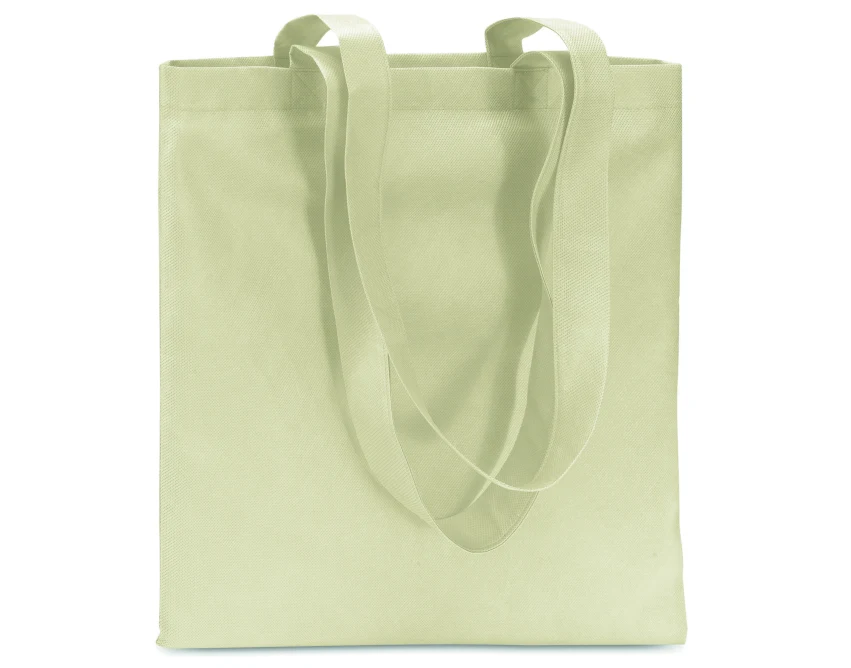 Torba non woven kość słoniowa z nadrukiem logo 80g