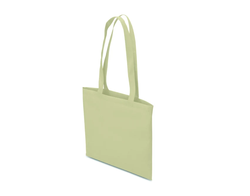 Torba non woven kość słoniowa z nadrukiem logo 80g
