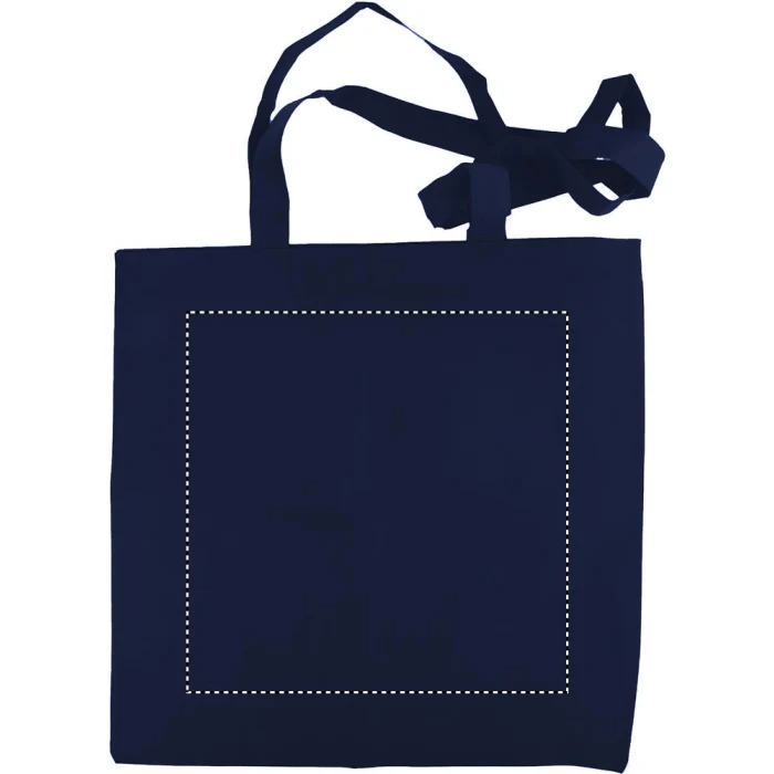 Schemat znakowania dla Transfer sitodruk - T1 na gadżecie: Niebieska torba non woven z logo Totecolor 80g dla firm