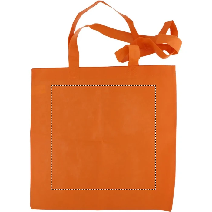 Schemat znakowania dla Termotransfer odblaskowy - TR na gadżecie: Pomarańczowa torba non woven 80g z logo – Totecolor