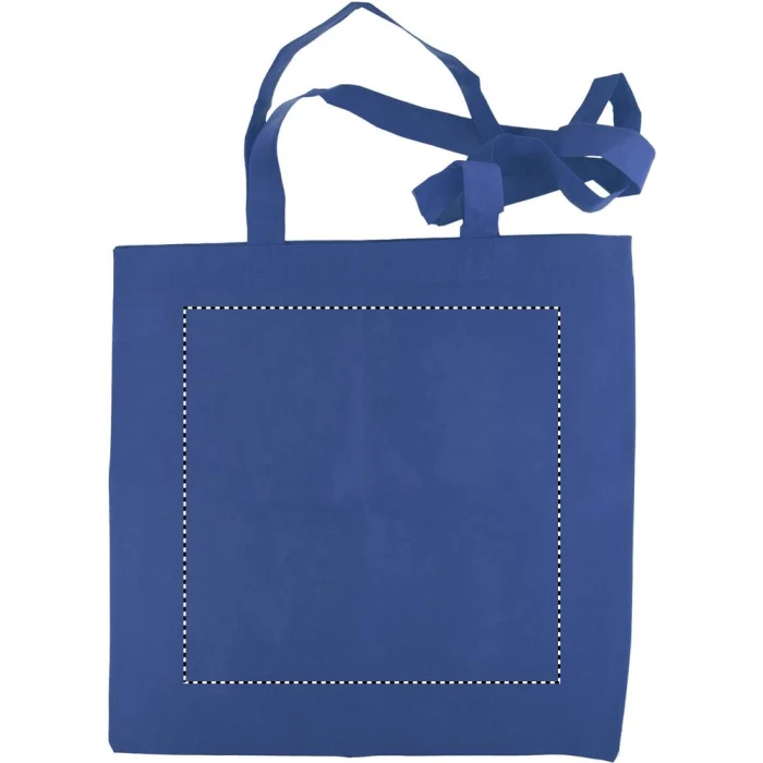 Schemat znakowania dla Sitodruk - S1 na gadżecie: Niebieska torba non woven 80g z nadrukiem logo